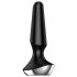 Satisfyer Plug-ilicious 2 - έξυπνος πρωκτικός δονητής (μαύρο)