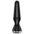 Satisfyer Plug-ilicious 2 - έξυπνος πρωκτικός δονητής (μαύρο)
