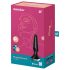 Satisfyer Plug-ilicious 2 - έξυπνος πρωκτικός δονητής (μαύρο)