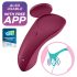 Satisfyer Sexy Secret - δονητής εσωρούχου με bluetooth - αδιάβροχος - κόκκινος