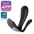 Satisfyer Top Secret Plus - έξυπνος δονητής 3 κλάδων (μαύρος)