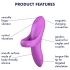 Satisfyer Bold Lover - Επαναφορτιζόμενος, αδιάβροχος δονητής δακτύλου (ροζ)