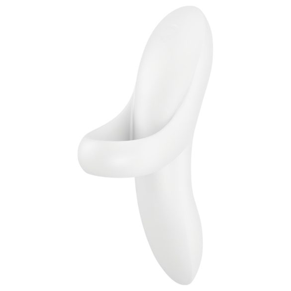 Satisfyer Bold Lover - Επαναφορτιζόμενος, αδιάβροχος δονητής δακτύλου (λευκό)