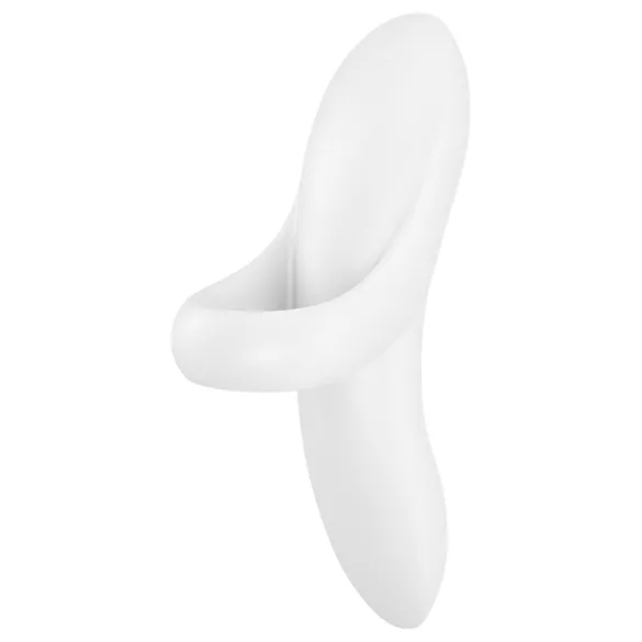 Satisfyer Bold Lover - δονητής δαχτύλου επαναφορτιζόμενος αδιάβροχος λευκός