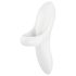 Satisfyer Bold Lover - Επαναφορτιζόμενος, αδιάβροχος δονητής δακτύλου (λευκό)