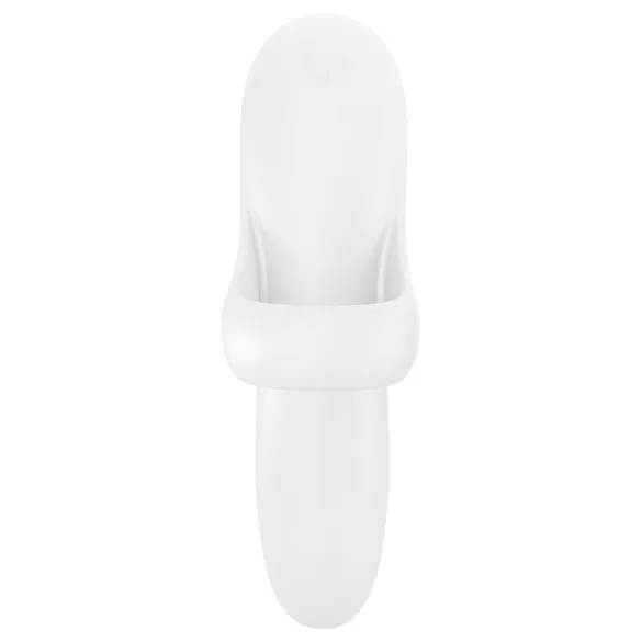 Satisfyer Bold Lover - δονητής δαχτύλου επαναφορτιζόμενος αδιάβροχος λευκός
