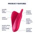 Satisfyer High Fly - Επαναφορτιζόμενος, Αδιάβροχος Δονητής Κλειτορίδας (Ροζ)