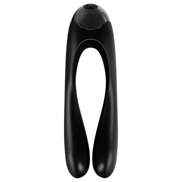 Satisfyer Candy Cane - επαναφορτιζόμενος αδιάβροχος διπλός δονητής (μαύρο)