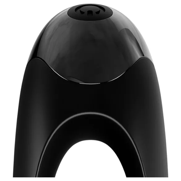 Satisfyer Candy Cane - επαναφορτιζόμενος αδιάβροχος διπλός δονητής (μαύρο)