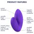 Satisfyer Love Riot - Αδιάβροχος δονητής δακτύλου με επαναφορτιζόμενη μπαταρία (Μωβ)