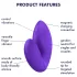 Satisfyer Love Riot - δονητής δακτύλου επαναφορτιζόμενος αδιάβροχος μοβ
