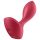 Satisfyer Backdoor Lover - Επαναφορτιζόμενος, αδιάβροχος πρωκτικός δονητής (κόκκινος)