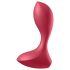 Satisfyer Backdoor Lover - Επαναφορτιζόμενος, αδιάβροχος πρωκτικός δονητής (κόκκινος)