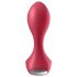 Satisfyer Backdoor Lover - Επαναφορτιζόμενος, αδιάβροχος πρωκτικός δονητής (κόκκινος)