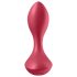 Satisfyer Backdoor Lover - Επαναφορτιζόμενος, αδιάβροχος πρωκτικός δονητής (κόκκινος)