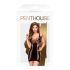Penthouse Juicy Poison - Μίνι Φόρεμα με Τιράντες (Μαύρο) - XL