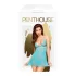 Penthouse - babydoll & στρινγκ set - δαντέλα - τιρκουάζ - L/XL