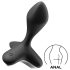 Satisfyer Game Changer - δονούμενο πρωκτικό παιχνίδι επαναφορτιζόμενο - μαύρο