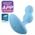Satisfyer Deep Diver - δονητής πρωκτού με έλεγχο μέσω εφαρμογής (μπλε)