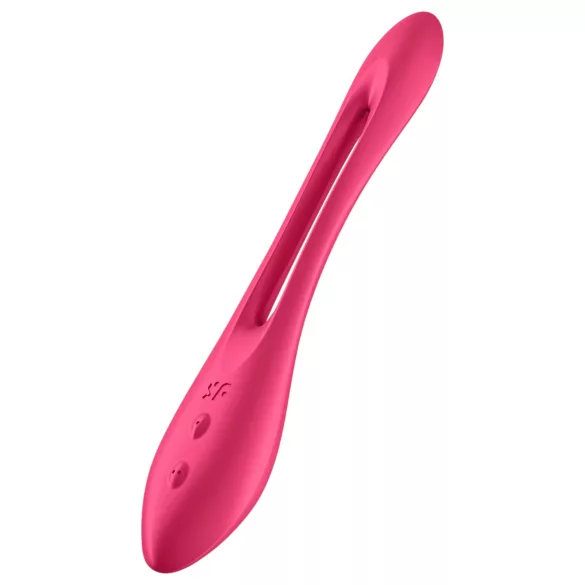 Satisfyer Elastic Joy - δονητής ζευγαριού εύκαμπτος επαναφορτιζόμενος κόκκινος