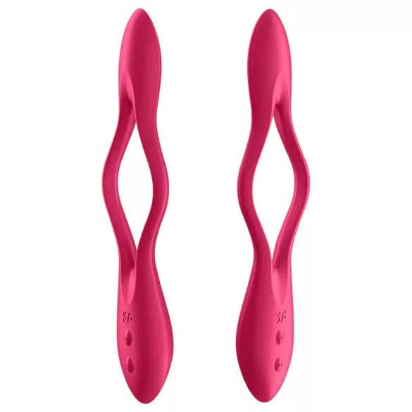 Satisfyer Elastic Joy - δονητής ζευγαριού εύκαμπτος επαναφορτιζόμενος κόκκινος