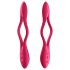Satisfyer Elastic Joy - επαναφορτιζόμενος, ευέλικτος δονητής (κόκκινος)