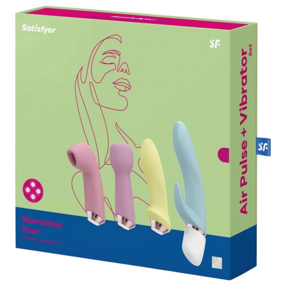 Satisfyer Marvelous Four - σετ δονητών επαναφορτιζόμενο 4 τεμαχίων