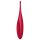 Satisfyer Twirling Fun - Επαναφορτιζόμενος, αδιάβροχος δονητής κλειτορίδας (κόκκινο)