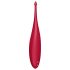 Satisfyer Twirling Fun - Επαναφορτιζόμενος, αδιάβροχος δονητής κλειτορίδας (κόκκινο)