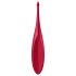 Satisfyer Twirling Fun - Επαναφορτιζόμενος, αδιάβροχος δονητής κλειτορίδας (κόκκινο)