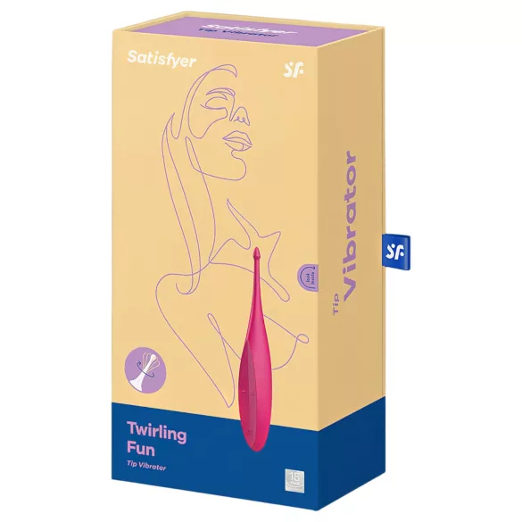 Satisfyer Twirling Fun - δονητής κλειτορίδας επαναφορτιζόμενος αδιάβροχος ροζ