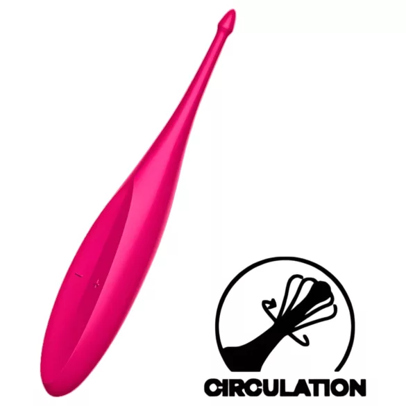 Satisfyer Twirling Fun - δονητής κλειτορίδας επαναφορτιζόμενος αδιάβροχος ροζ