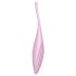 Satisfyer Twirling Joy - Έξυπνος αδιάβροχος δονητής κλειτορίδας (ροζ)