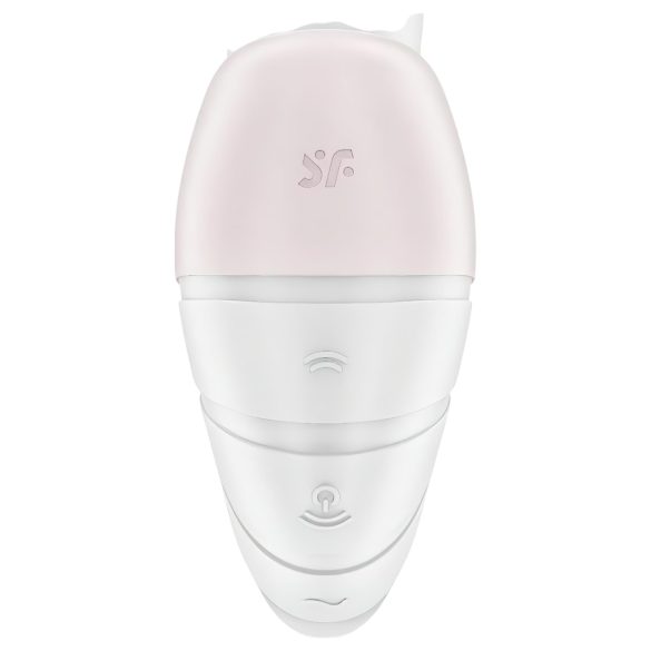 Satisfyer Supernova - δονητής 2 σε 1 με κύματα αέρα - επαναφορτιζόμενος λευκός