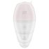 Satisfyer Supernova - δονητής 2 σε 1 με κύματα αέρα - επαναφορτιζόμενος λευκός