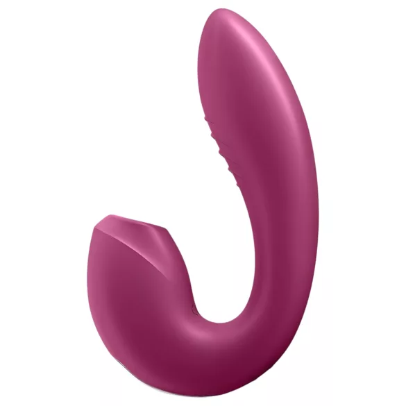 Satisfyer Sunray - επαναφορτιζόμενο, κυματισμού αέρα 2σε1 δονητής (κόκκινο)