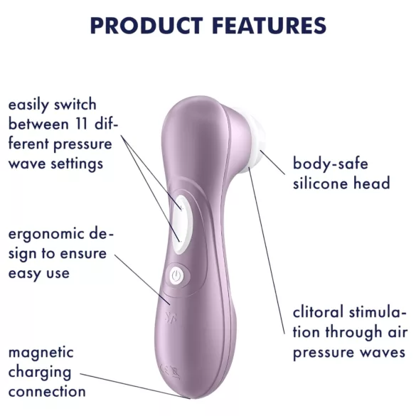 Satisfyer Pro 2 Gen2 - διαμαντικής αναρρόφησης ερεθιστής κλειτορίδας - μωβ