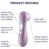 Satisfyer Pro 2 Gen2 - επαναφορτιζόμενος διεγερτής κλειτορίδας (μωβ)
