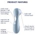 Satisfyer Pro 2 Gen2 - Επαναφορτιζόμενο Δονητής Κλειτορίδας με Αέρα (Μπλε)