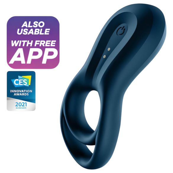 Satisfyer Epic Duo - Έξυπνο δαχτυλίδι δόνησης για το πέος (μαύρο)