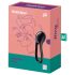 Satisfyer Majestic Duo - επαναφορτιζόμενο, αδιάβροχο δαχτυλίδι πέους (μαύρο)