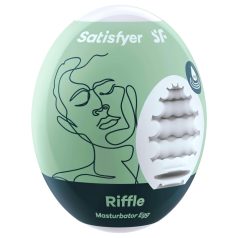   Satisfyer Egg Riffle - αυγό ανδρικός μαλακός αυνανιστής σιλικόνη (1 τεμ)