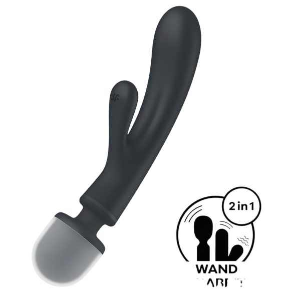 Satisfyer Triple Lover - Δονητής G-σημ., μασάζ (ασημένιο)