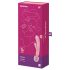 Satisfyer Triple Lover - δονητής σημείου G και μασάζ - ροζ