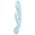 Satisfyer Triple Oh - δονητής με επαναφορτιζόμενη μπαταρία και βραχίονα κλειτορίδας (μπλε)