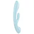 Satisfyer Triple Oh - δονητής με επαναφορτιζόμενη μπαταρία και βραχίονα κλειτορίδας (μπλε)