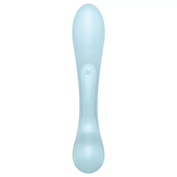 Satisfyer Triple Oh - δονητής με επαναφορτιζόμενη μπαταρία και βραχίονα κλειτορίδας (μπλε)