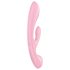 Satisfyer Triple Oh - επαναφορτιζόμενος διεγερτής με βραχίονα (ροζ)