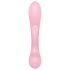 Satisfyer Triple Oh - επαναφορτιζόμενος διεγερτής με βραχίονα (ροζ)