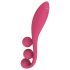 Satisfyer Tri Ball 1 - επαναφορτιζόμενος, πολυλειτουργικός δονητής (κόκκινος)